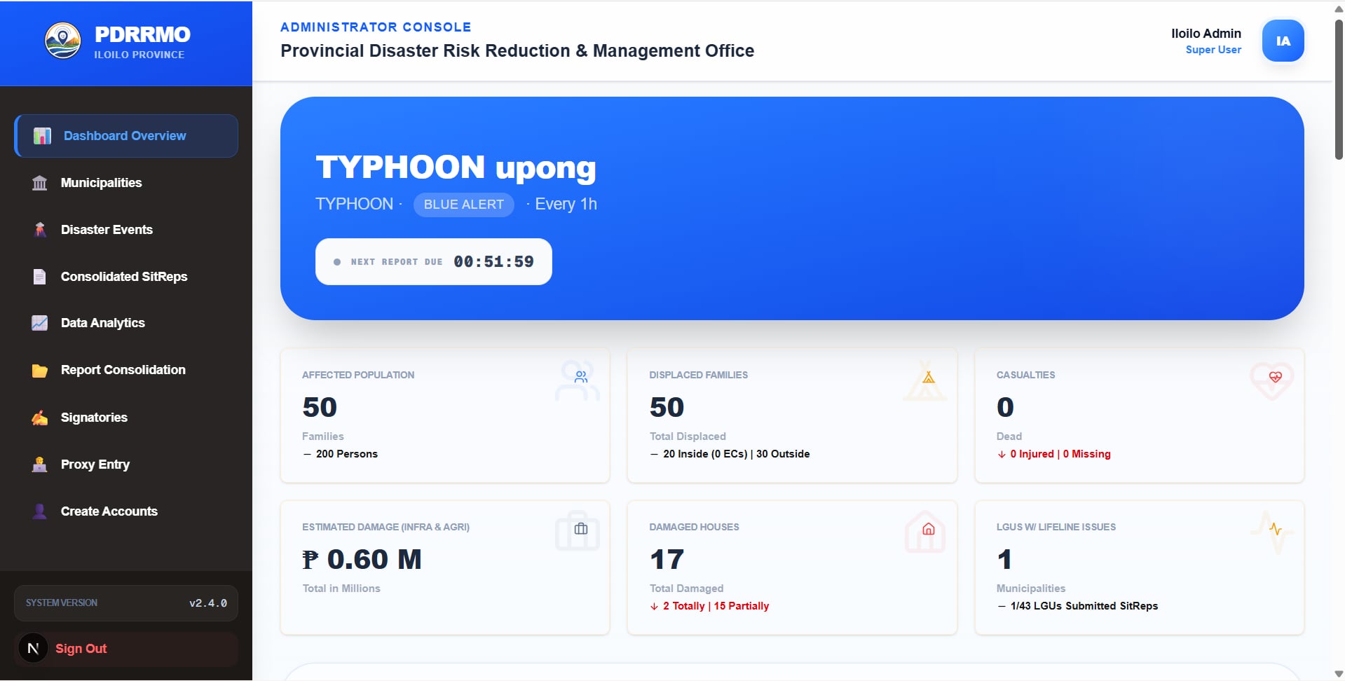 DRRM-ERS — Disaster Reporting System